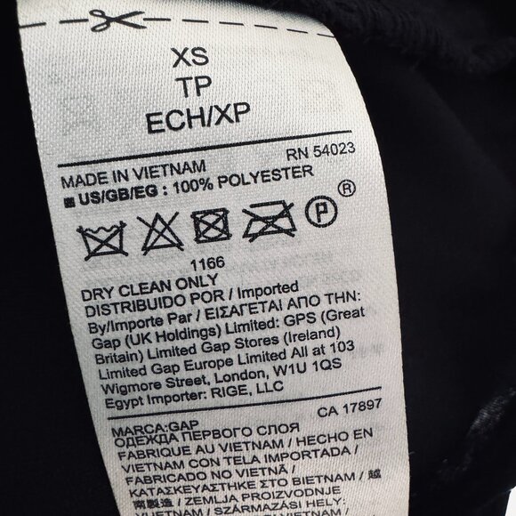 Gap Size XS Velveteen Top Ruffle Neckline Sleeve cuffs Keyhole Back Whimsigoth - Picture 7 of 16